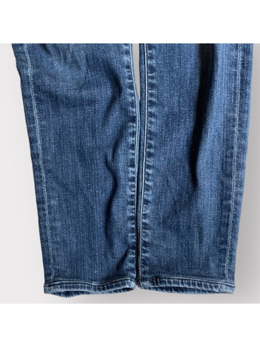 AG Adriano Goldschmied Size 27 Blue Denim Stevie Ankle Slim Straight Leg Jeans - Picture 8 of 11